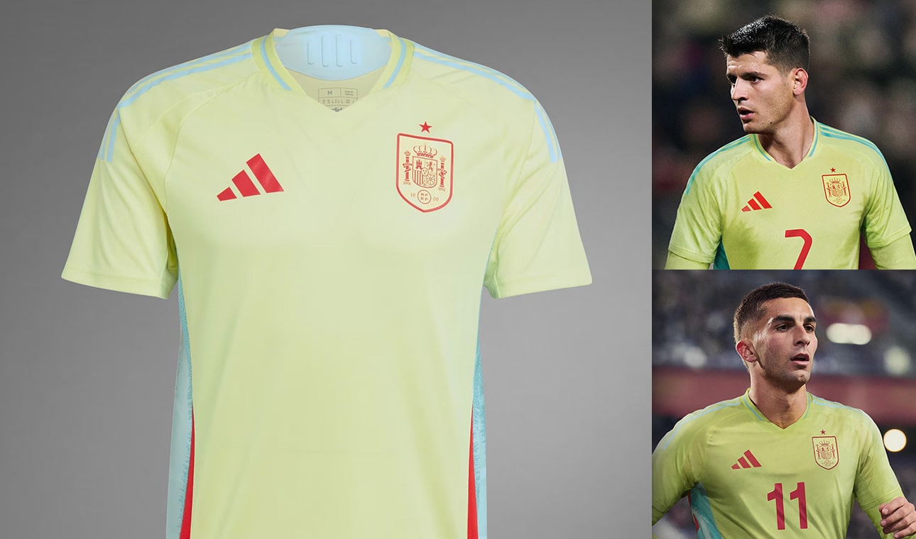Details of the Spain 2024 II Adidas  jersey